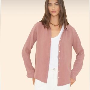 NWOT Xirena Dusty Rose Scout Shirt